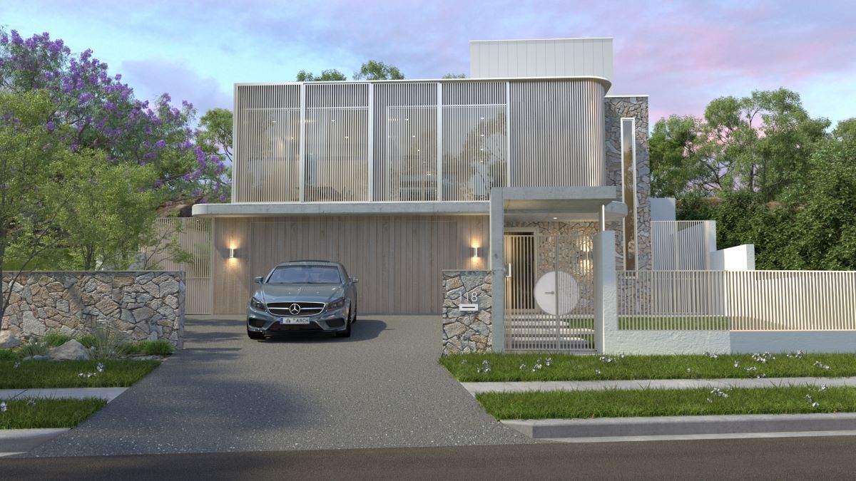 A render of a new home