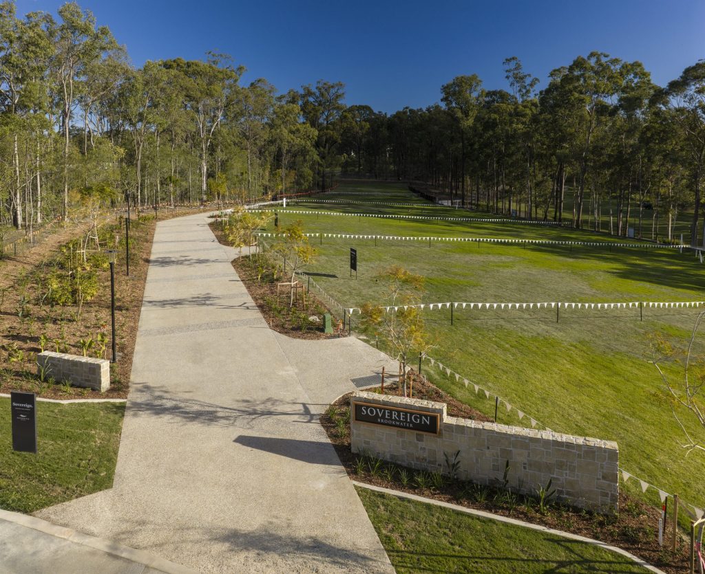 Brookwater Residential subdivided land